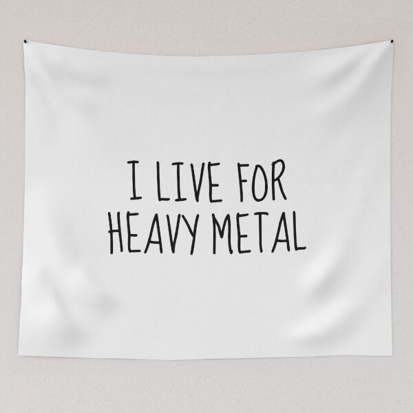 Item preview, I Live For Heavy Metal designed and sold by LittleBitDarker.