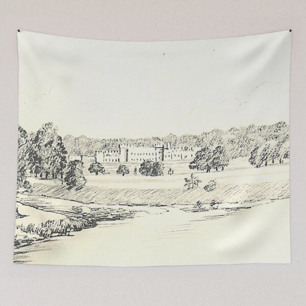 Item preview, Vintage Illustration of Meeting of The Tweed & Teviot and Floors Castle, Kelso designed and sold by yourscotborders.