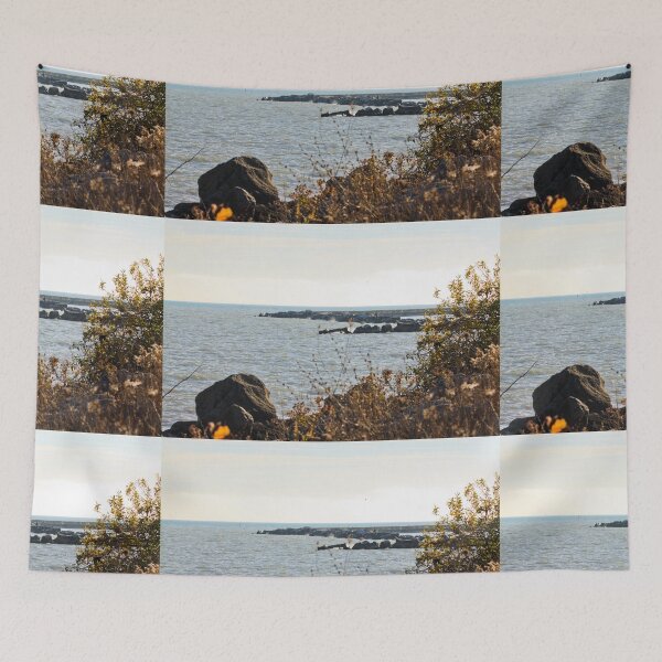 Item preview, Lakeview With Rock And Greenery designed and sold by Ginger217.