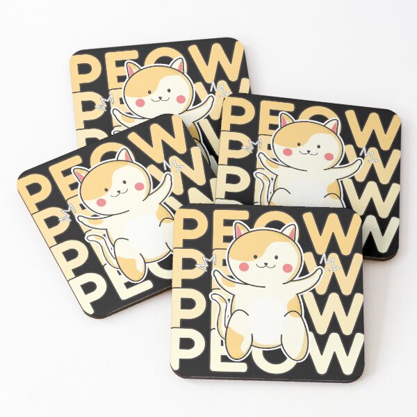 Item preview, Cute Peow Peow Kitty designed and sold by Styler Design.