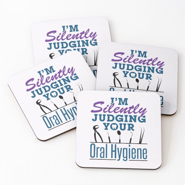 Item preview, I'm Silently Judging Your Oral Hygiene Dental Hygienist RDH designed and sold by jaygo.