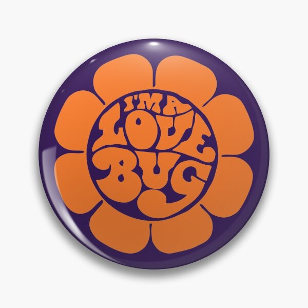 Item preview, I'm a Love Bug ))(( Retro 60s Hippie Herbie Flower Child Design designed and sold by acquiesce13.