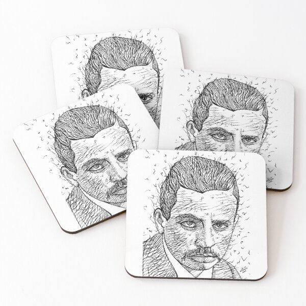 Item preview, RAINER MARIA RILKE - ink portrait .1 designed and sold by lautir.