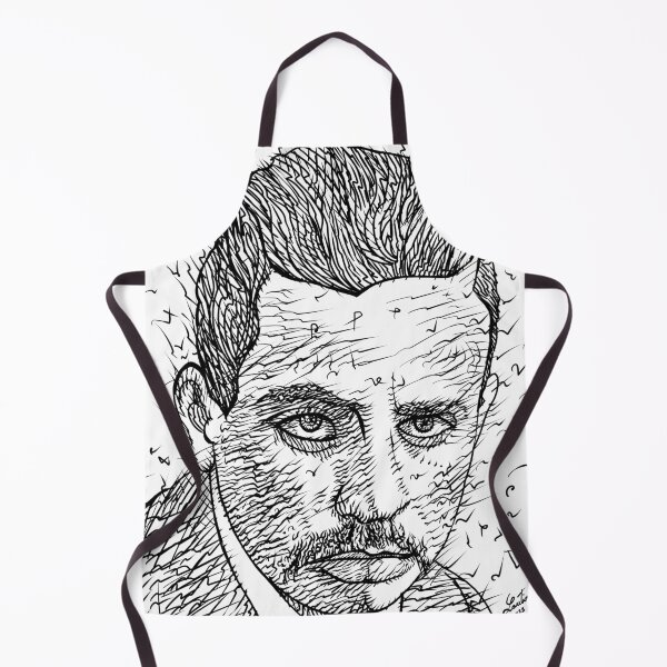 Item preview, RAINER MARIA RILKE - ink portrait .1 designed and sold by lautir.