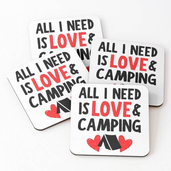 Item preview, Todo lo que necesito es amor y acampar designed and sold by TheGreenGoat.