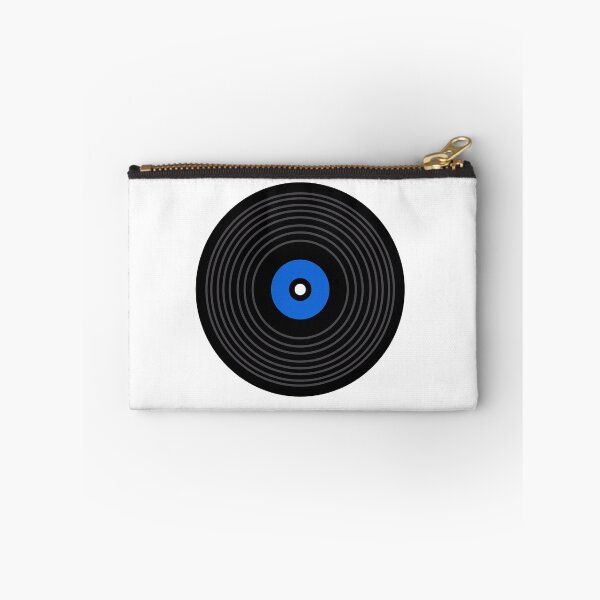 Item preview, simple vinyl record design(blue) designed and sold by Pineapple-Shop.