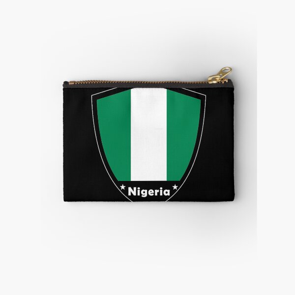 Artikelvorschau, Nigeria Flaggenabzeichen entworfen und verkauft von Gina-Driada.