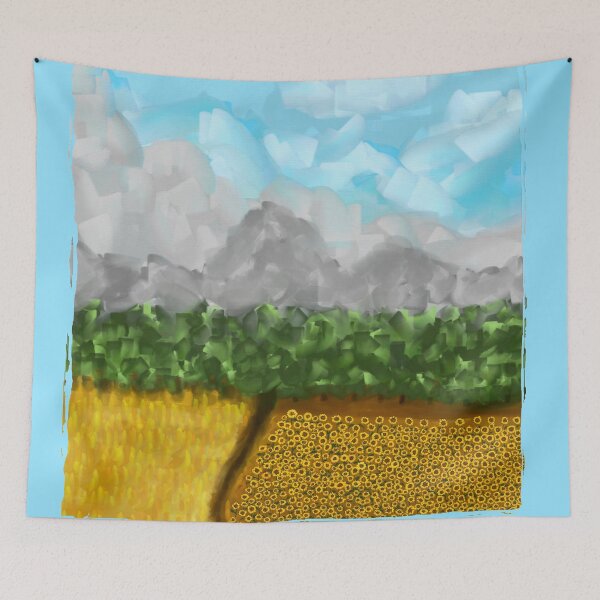 Item preview, Spackling sunflower field designed and sold by DCSMKreativ.