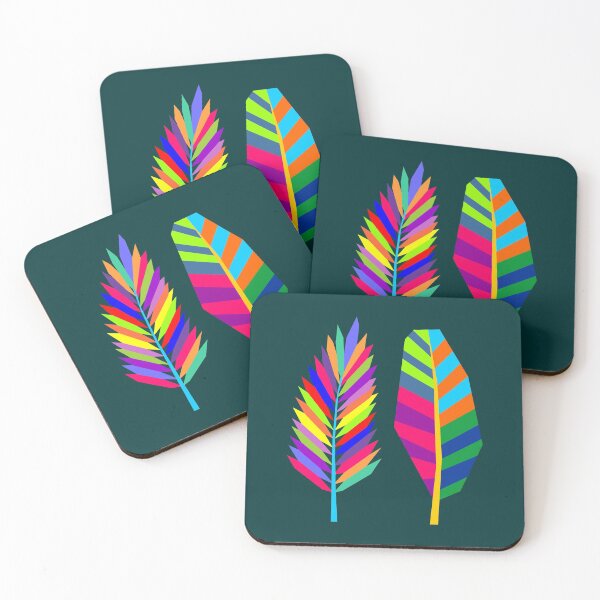 Item preview, Colorful Banana and Palm Leaves  designed and sold by ahmadnusyirwan.