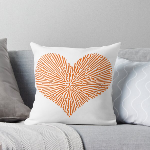 Item preview, Turing Pattern Sunburst Love Heart (Orange) designed and sold by John Uttley.