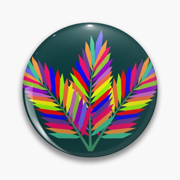 Item preview, Colorful Palm Leaves designed and sold by ahmadnusyirwan.