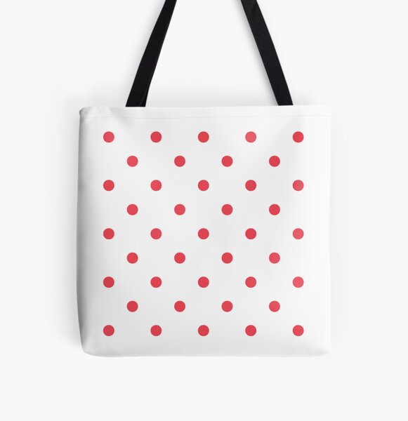 Blush polka dots All Over Print Tote Bag