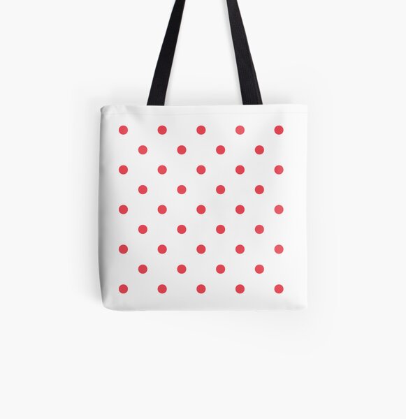 Blush polka dots Tote bag doublé