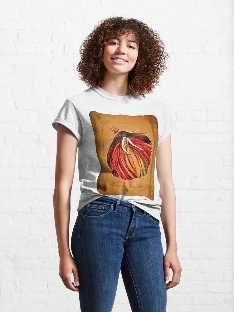 Alternate view of Who is the Mad Hatter ? Red Riding Hood Classic T-Shirt
