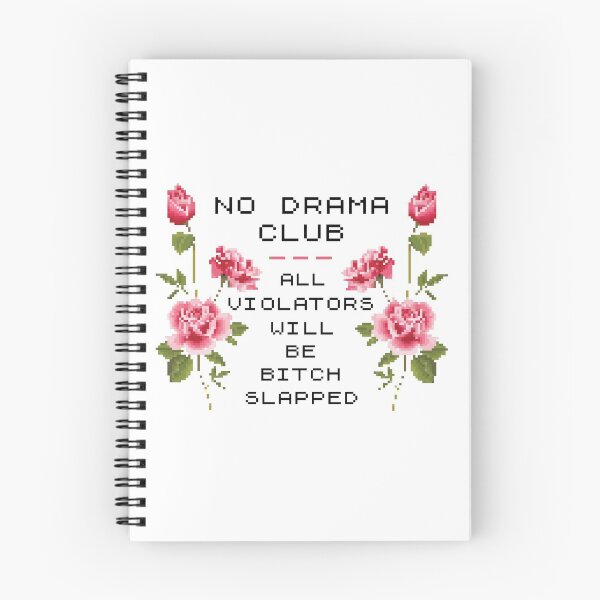 Item preview, No Drama Club ))(( Pixel Stitch Bitch Slapped Design designed and sold by acquiesce13.