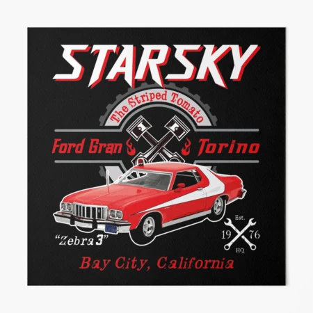 Ford Gran Torino - Starsky & Hutch Art Print by MorganBerder