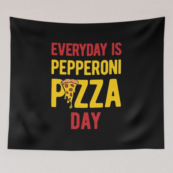 Item preview, Funny Pepperoni Pizza designed and sold by artworkbyrihen.