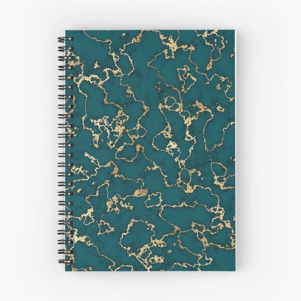 Item preview, Gold and dark teal shiny luxurious marble veins texture designed and sold by CynthiaGraphics.