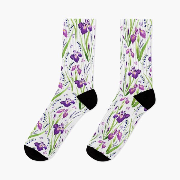 Item preview, Summer Iris Repeat Pattern designed and sold by Lucinda Kidney.