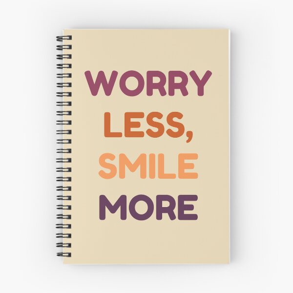 Item preview, Worry Less, Smile More - Strong Motivational Quote. designed and sold by EpicCreation.