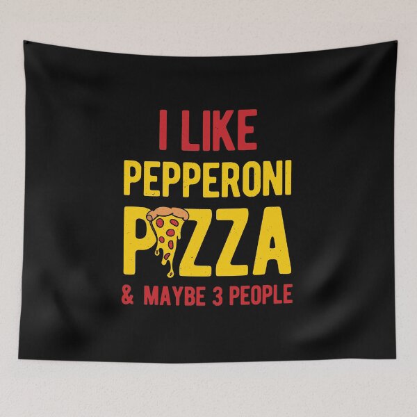 Item preview, Funny Pepperoni Pizza designed and sold by artworkbyrihen.