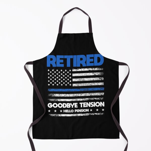 Item preview, Retired Police Goodbye Tension Hello Pension - Blue Line designed and sold by shirti.