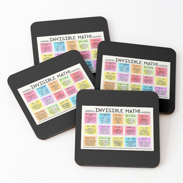 Item preview, Invisible Math Multiplication Signs Division Signs Gift Teacher Math, Math Room designed and sold by Stewar-ArtCool.