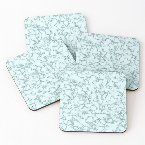 Item preview, Misty turquoise teal shiny luxurious marble veins texture designed and sold by CynthiaGraphics.