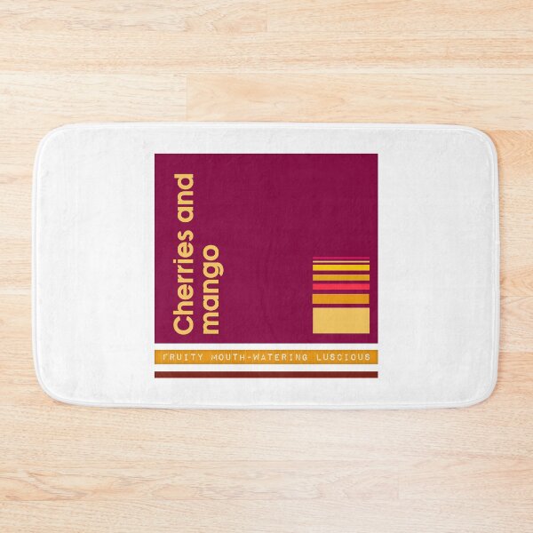 Item preview, CHERRIES AND MANGO colour graphic block color pallet. Fruity mouth watering delicious.  - Caroline Laursen Original designed and sold by Caroline Laursen.