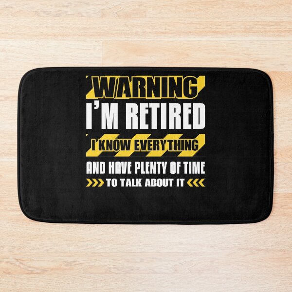 Item preview, Warning I'm Retired - Pensioned Senior designed and sold by shirti.