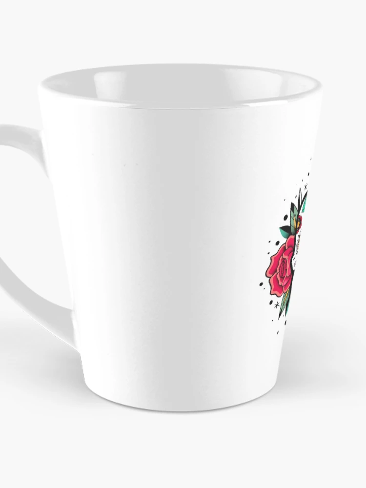 Thumbnail 3 of 4, Coffee Mug, Sugar Skull With Roses Art Collection designed and sold by JTS STORE.