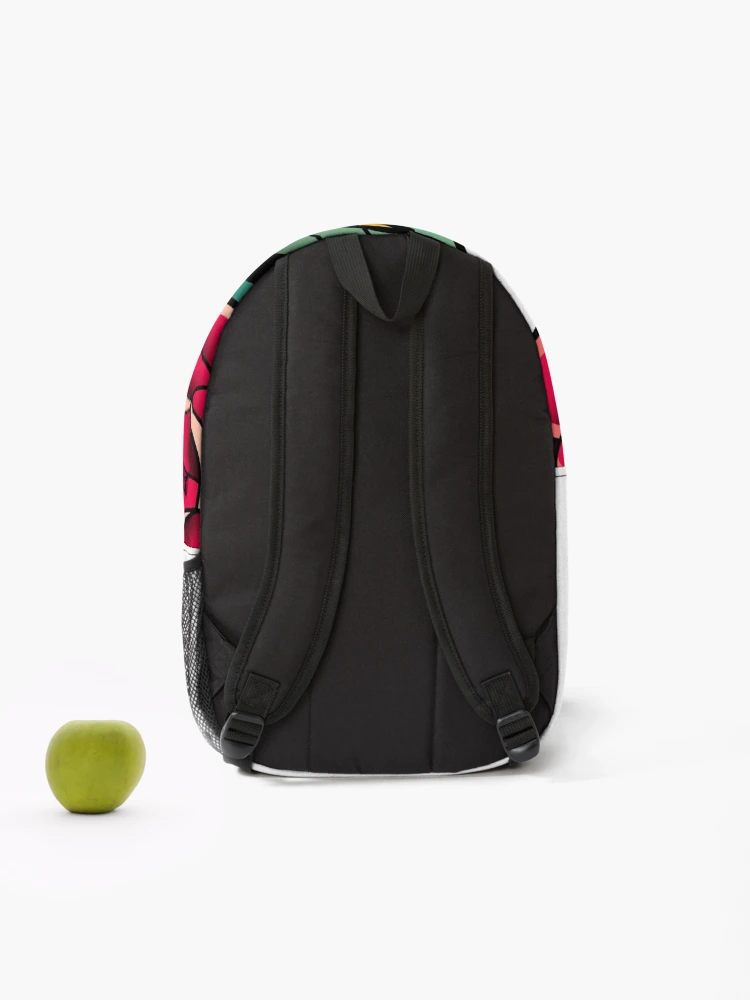Thumbnail 2 of 3, Backpack, Sugar Skull With Roses Art Collection designed and sold by JTS STORE.