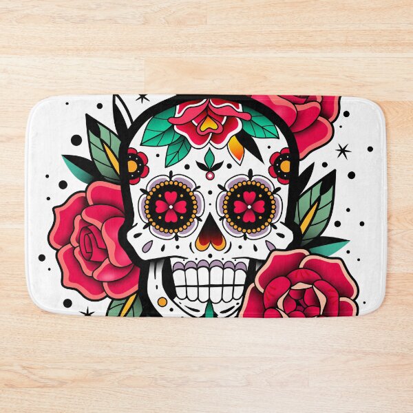 Item preview, Sugar Skull With Roses Art Collection designed and sold by JTS STORE.