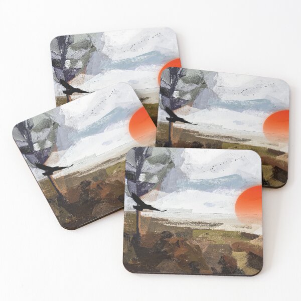 Item preview, Lonely Tree By The Spring Seascape In Abstract Illustration  designed and sold by drozdovs16.