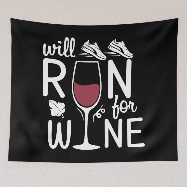 Item preview, Will Run For Wine Dark designed and sold by SNKV-Creations.