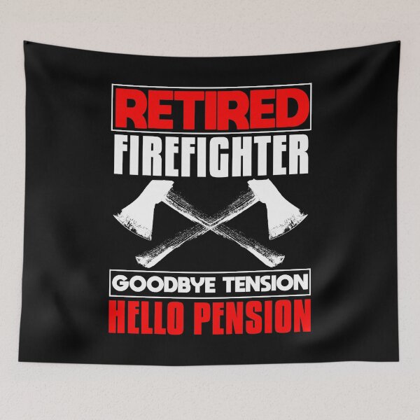 Item preview, Retired Firefighter - Hello Pension designed and sold by shirti.