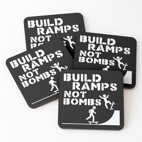 Item preview, Build Ramps Not Bombs ))(( Skateboarding + Peace Design designed and sold by acquiesce13.