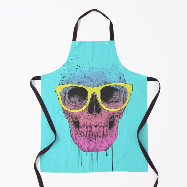 Item preview, Pop art skull with glasses designed and sold by soltib.