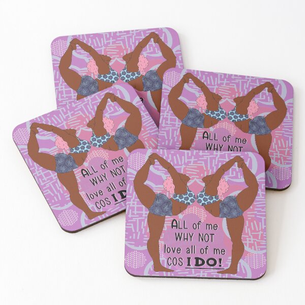 Item preview, All Of me mirror figure fat yoga body positivity yoga poses designed and sold by Melanie-Palmer.