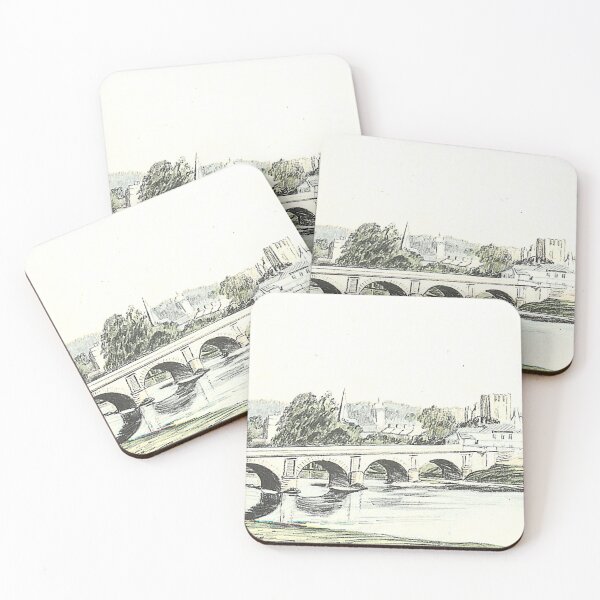 Item preview, Vintage Illustration of Kelso Bridge & Abbey designed and sold by yourscotborders.