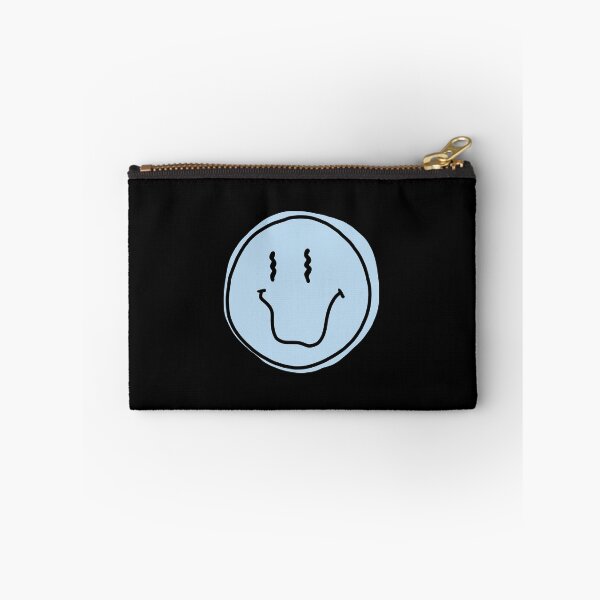 Item preview, pastel blue trippy smiley face designed and sold by ethelabel.
