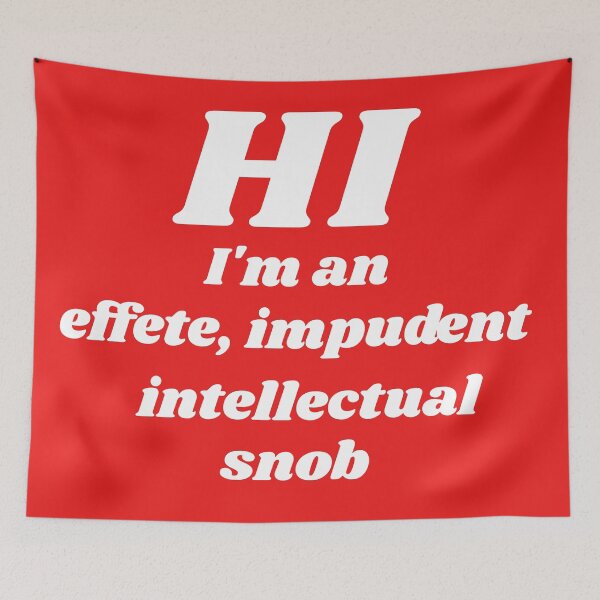 Item preview, I'm an... Intellectual Snob ))(( Counter Culture Design designed and sold by acquiesce13.