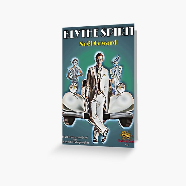 Aperçu de l'œuvre AFFICHE DE THÉÂTRE : Blythe Spirit de Noel Coward créée et vendue par Bryan MELTON.