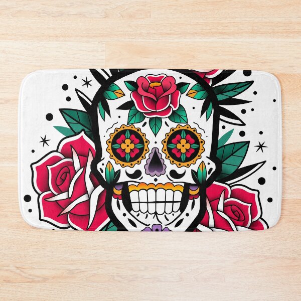 Item preview, Sugar Skull With Roses Art Collection designed and sold by JTS STORE.