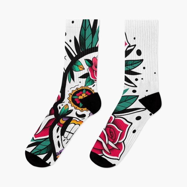 Item preview, Sugar Skull With Roses Art Collection designed and sold by JTS STORE.