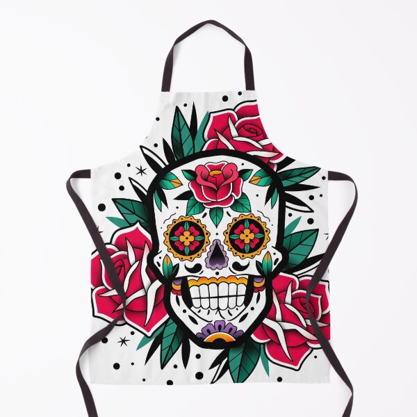 Item preview, Sugar Skull With Roses Art Collection designed and sold by JTS STORE.