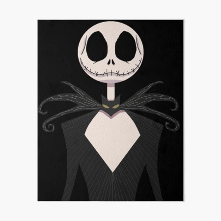 the nightmare before christmas jack skellington Art Board Print for Sale  by Soulfate