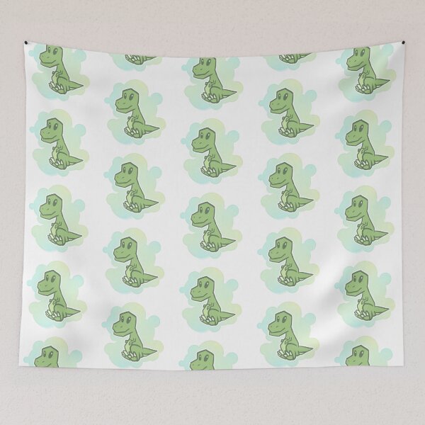 Item preview, cute chibi dinosaur t-rex designed and sold by ZoruCreations.