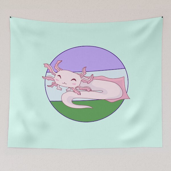 Item preview, Genderqueer Pride Axolotl Design  designed and sold by ForTheFrogWar.