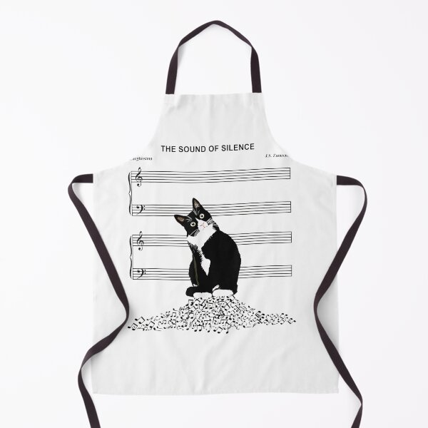 Item preview, The Sound Of Silence Music and Cats Lover designed and sold by joandinkelSH.